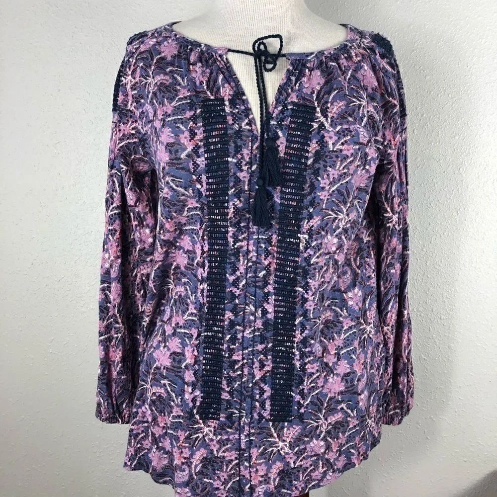 NWT Lucky Brand Long Sleeve Tunic Size M